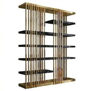 Balmain Nero Marble Gold Etagere
