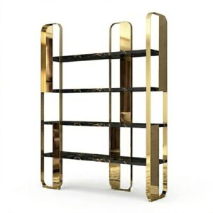 Campaign Portoro Marble Gold Etagere