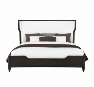 Safavieh White Linen Oak Super King Bed