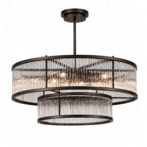 Grand Crystal Bronze Large Chandelier