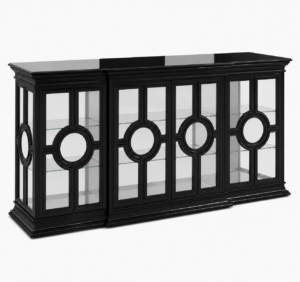 Elegance Black Lacquer Buffet