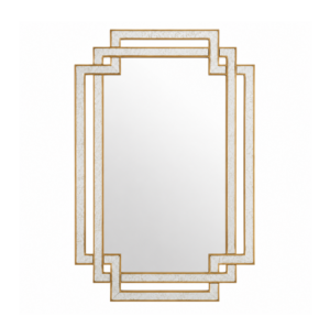 Fontainbleau Brass Antique Mirror