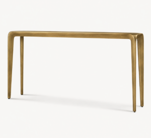 Waldon Antique Brass Console Table