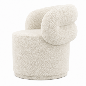 Link Cream Boucle Dining Chair