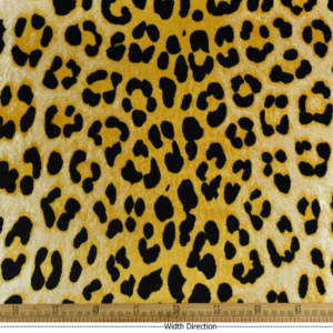 Laurent Gold Leopard Velvet