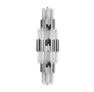 Waterford Crystal Nickel Tier Wall Light