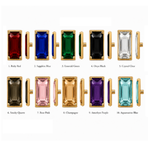 Avant Garde Crystal Brass Hardware