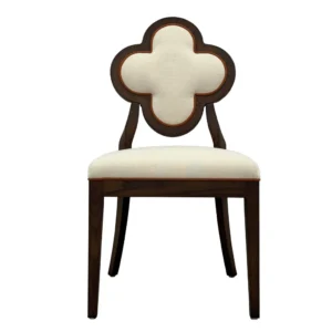 Clover Beige Linen Ash Dining Chair
