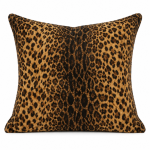Avant Leopard Velvet Cushion 40cm