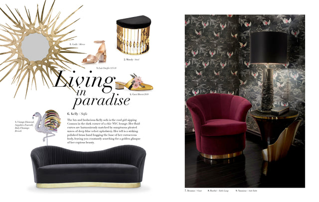 Living In Paradise Mood Board